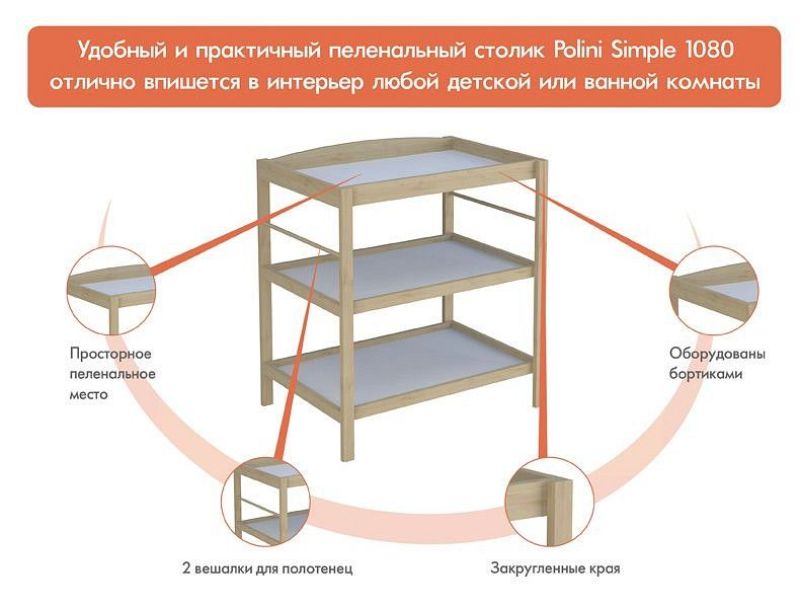 Сделать пеленальный столик своими руками столик